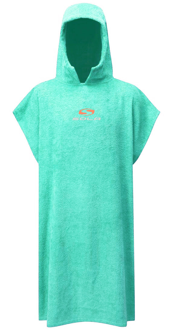 Sola Handtuch-Wickelmantel – MINT-PFIRSICH – Groß/XL