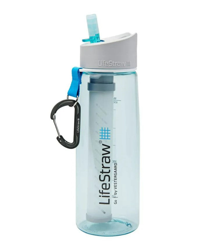 BOUTEILLE FILTRANTE À EAU LIFESTRAW GO 650ml - BLEU CLAIR TRITAN RENEW