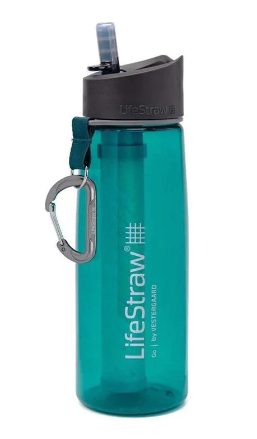 BOUTEILLE FILTRANTE À EAU LIFESTRAW GO 650ml - SARCELLE FONCÉE TRITAN RENEW