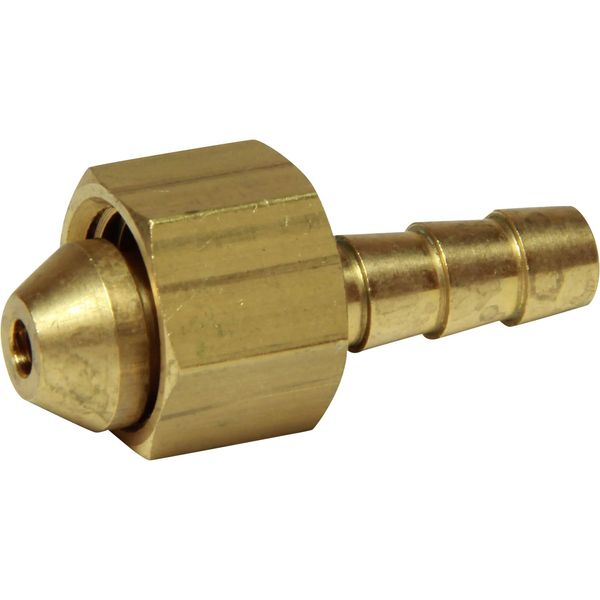 Connecteur de queue de tuyau en laiton, écrou BSP 1/4" vers robinet 1/4"