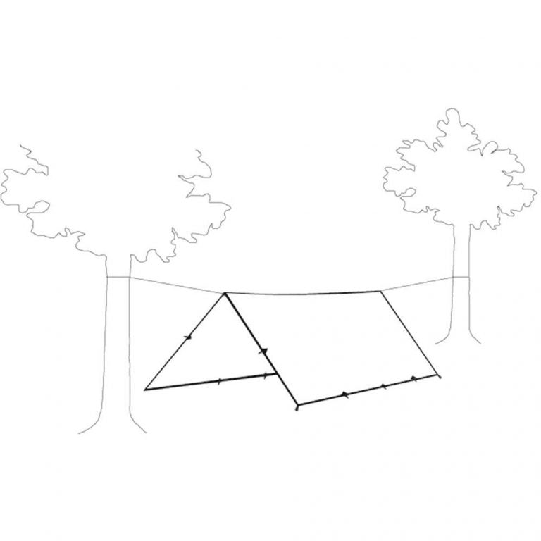 Robens Route Tarp 3 x3 m - Red