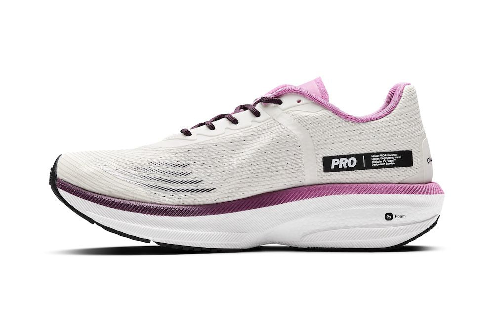 Craft Womens Pro ENDUR Distance Trainers - WHITE/CAMELI