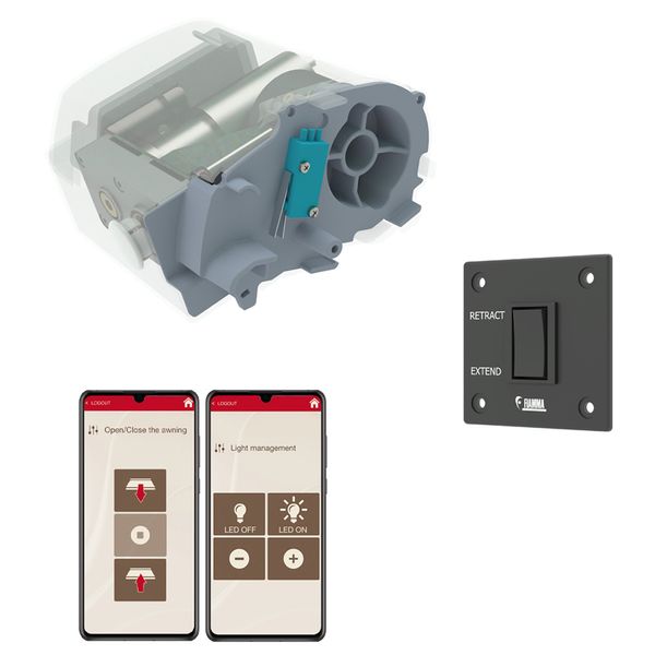 Kit moteur Fiamma Advanced F80S Titane