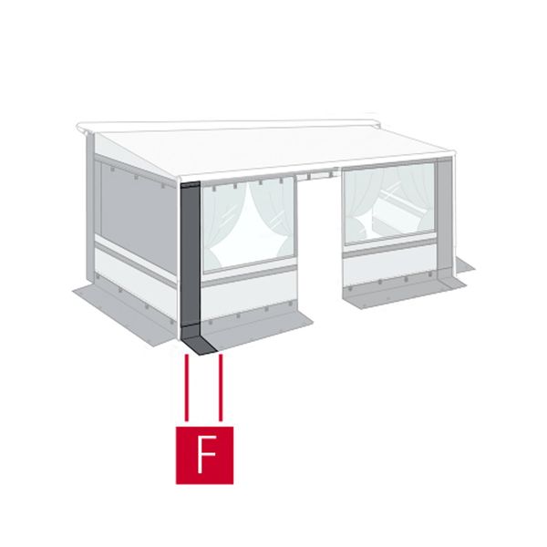 Panneau avant d'éclairage de pièce d'intimité Fiamma 20 (08766-01-)