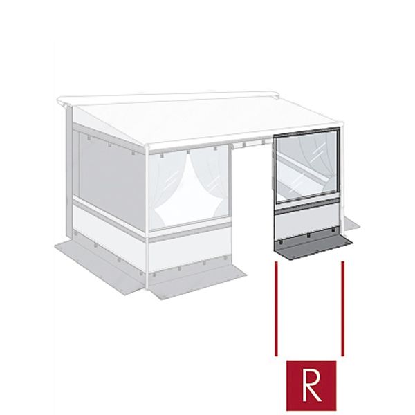 Panneau avant d'éclairage de pièce d'intimité Fiamma 130 (08766F01-)