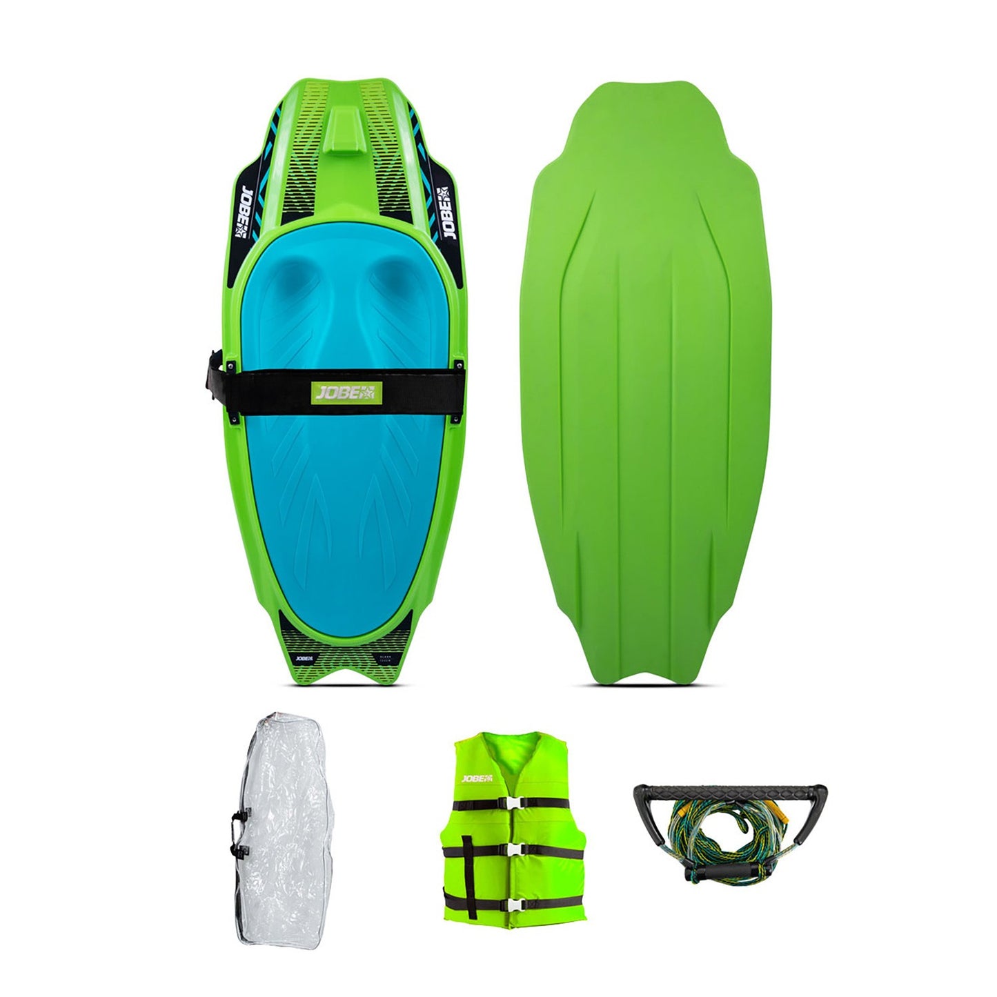 Jobe Slash Kneeboard Package Vert Lime