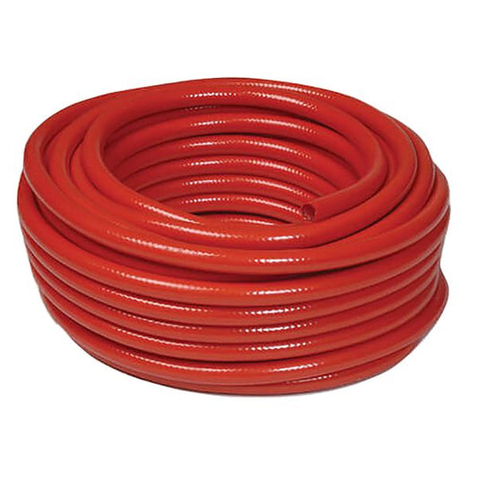 Tuyau renforcé rouge de 13 mm de diamètre intérieur, 30 m
