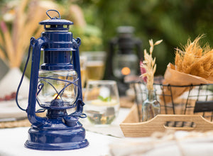Feuerhand Baby Special 276 Hurricane Lantern - Cobalt Blue