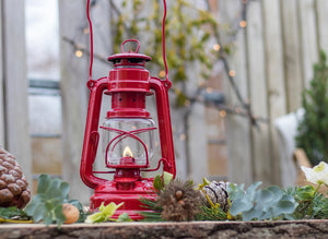 Feuerhand Baby Special 276 Hurricane Lantern - Ruby Red
