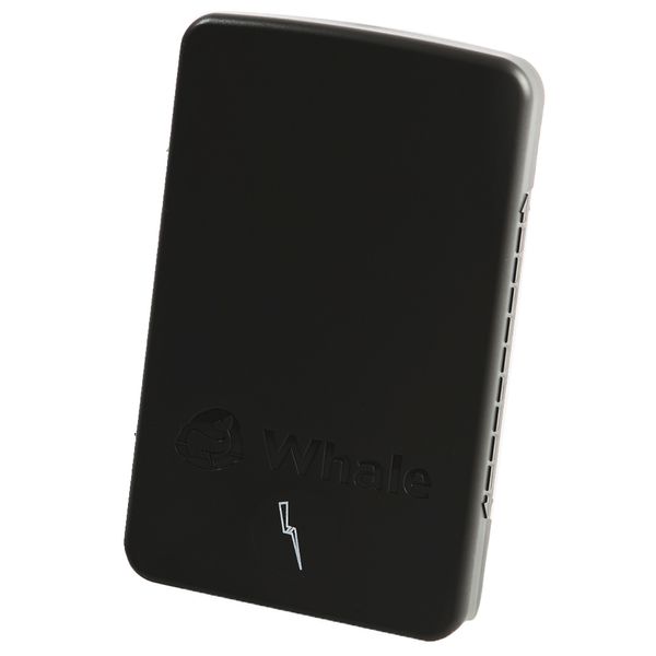 Whale Black Isolator Switch Socket Lid