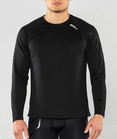 2XU Herren BSR Active L/S T-Shirt – Schwarz
