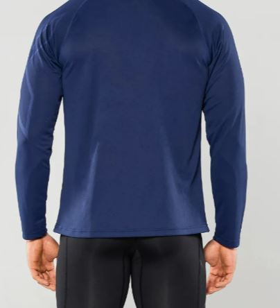 2XU Herren BSR Active L/S T-Shirt – Marineblau