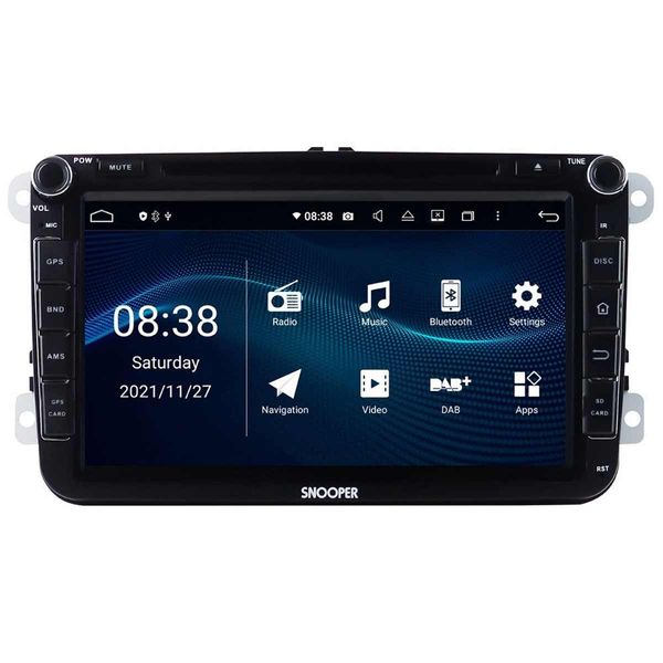 Snooper 8" Multimedia-Player mit Smartphone-Steuerung für VW T5 & T6