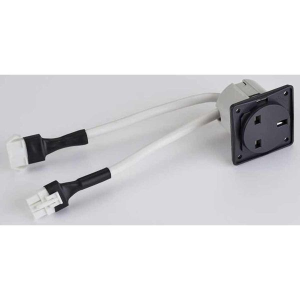 Prise Berker 230 V (queues d'entrée et de sortie)