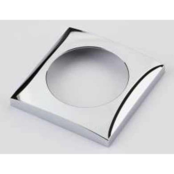 Cadre chromé simple Berker