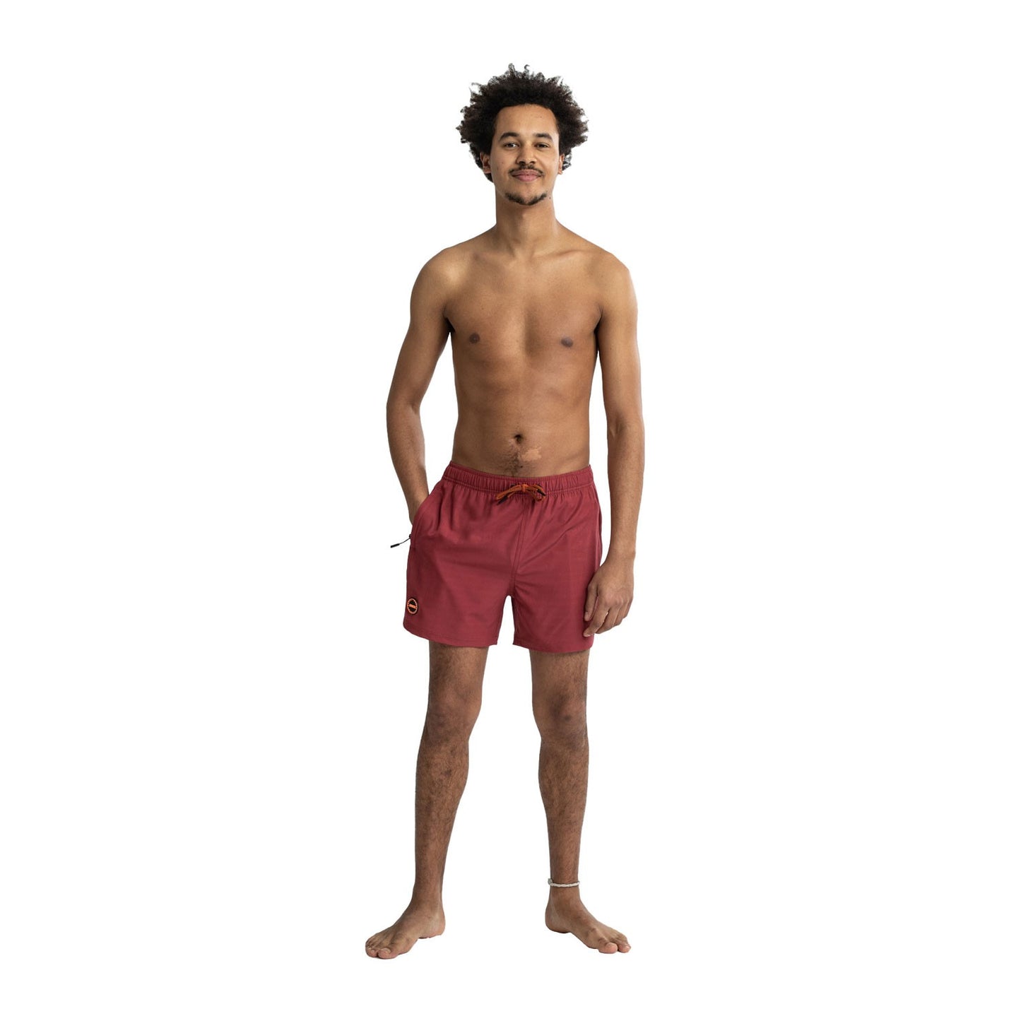 Jobe Short De Bain Homme Bordeaux Rouge