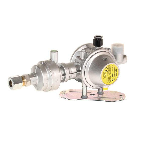 Truma MonoControl Crash Safe Gasregler mit Winkel 10 mm