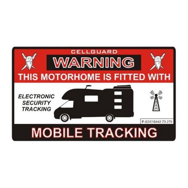 Tracking-Aufkleber für Wohnmobile