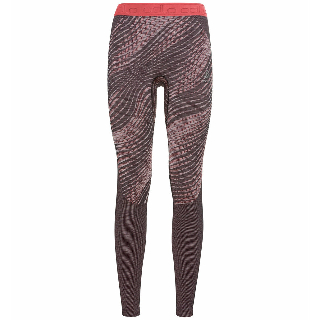 Odlo Women`s The Blackcomb  ECO bottoms base layer pants -Siesta Space Dye