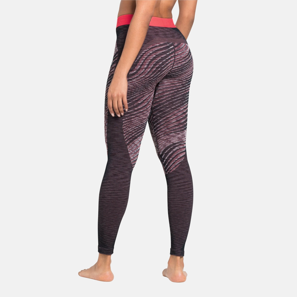 Odlo Women`s The Blackcomb ECO Bottoms Baselayer-Hose – Siesta Space Dye