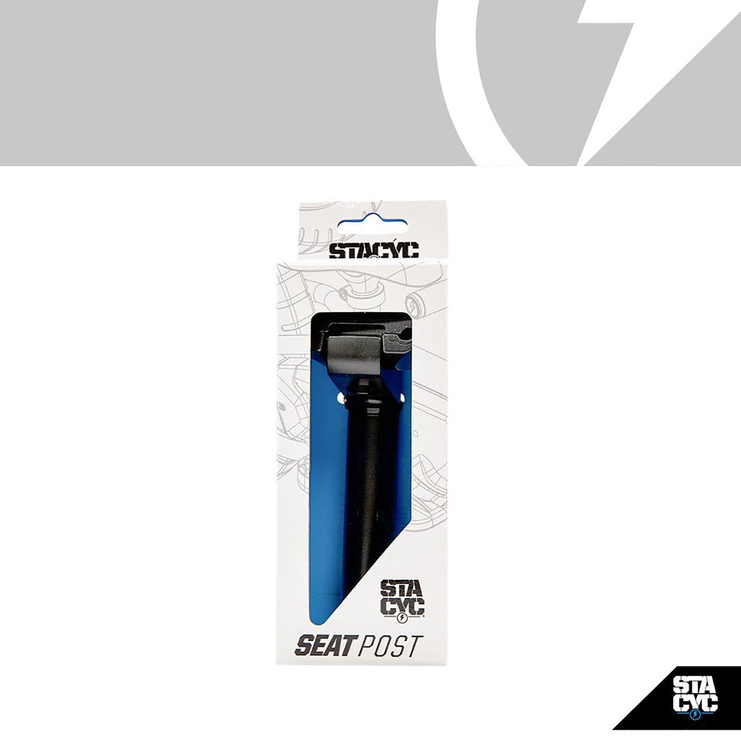 STACYC-GELÄNDER-SATTELSTÜTZE 115 MM HD IRON - 12EDRIVE