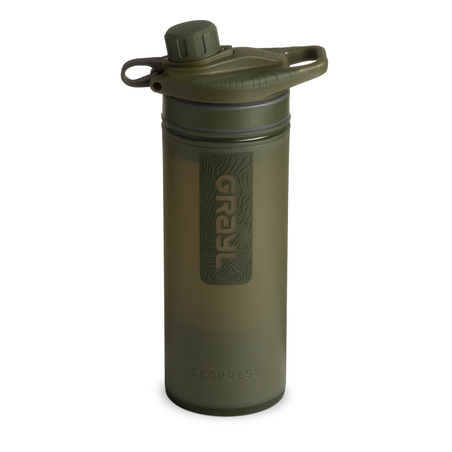 GRAYL Geopress Water Purifier Bottle - Covert Edition - Olive Drab