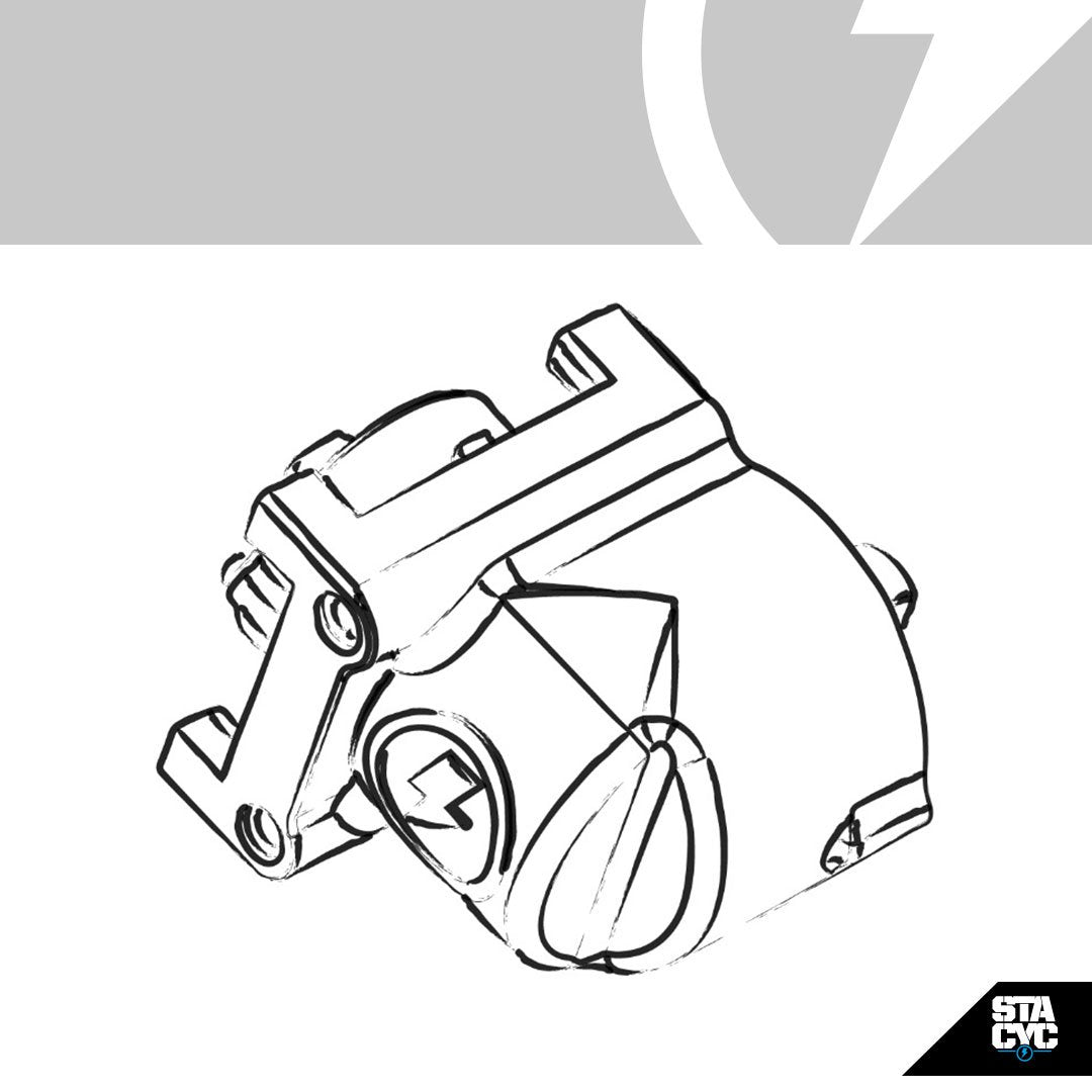 STACYC ERSATZ 90-GRAD-GETRIEBEGEHÄUSE