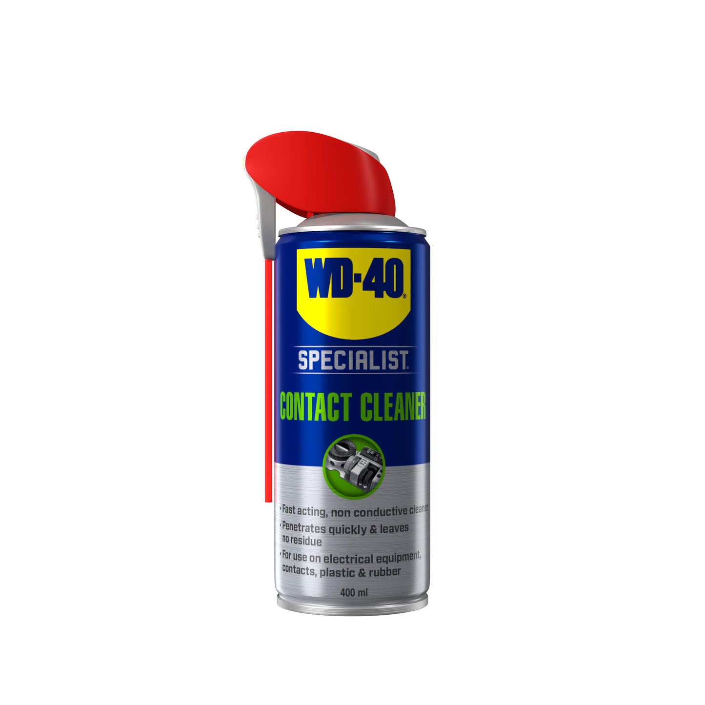 NETTOYANT DE CONTACT SPÉCIALISTE À SÉCHAGE RAPIDE WD-40 AÉROSOL 400ML