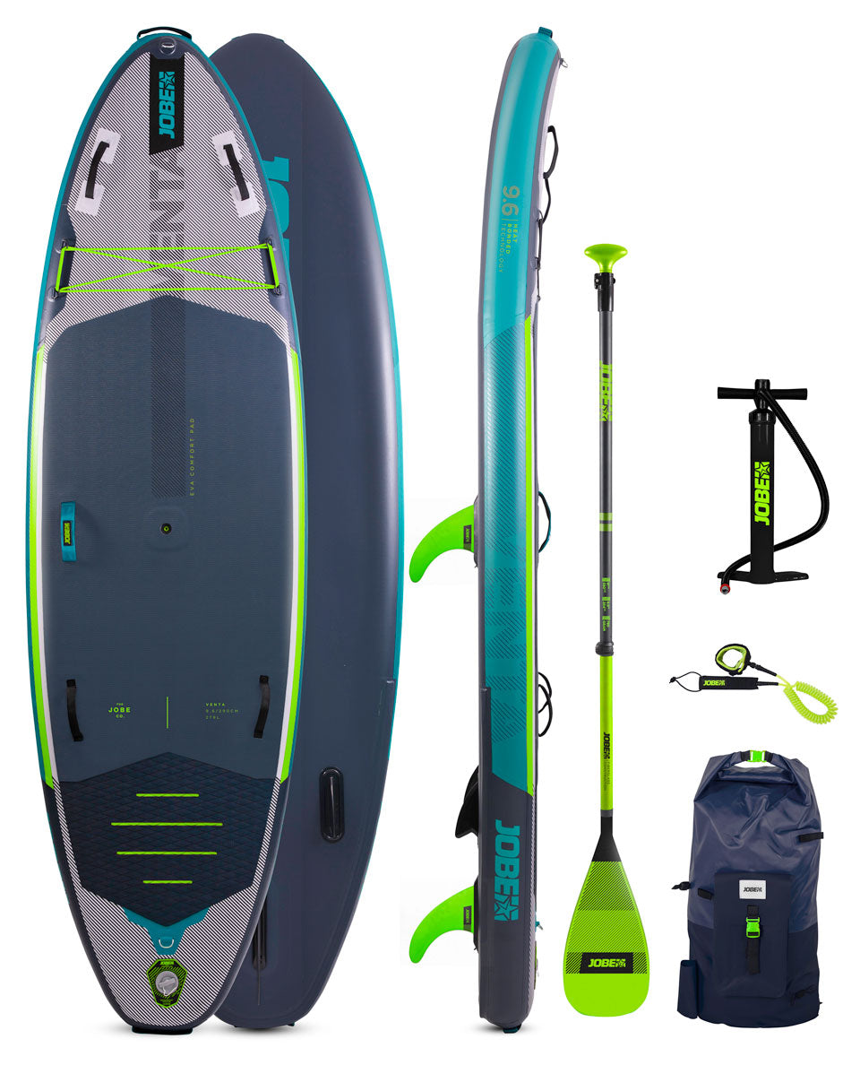 Jobe VENTA 9.6 aufblasbares Paddle-Board-Paket