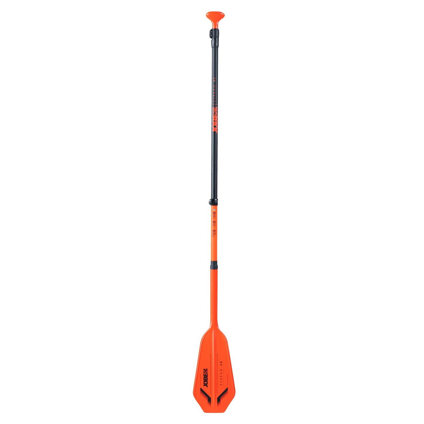 Jobe Stream Carbon 40 SUP Pagaie Orange 3 pièces