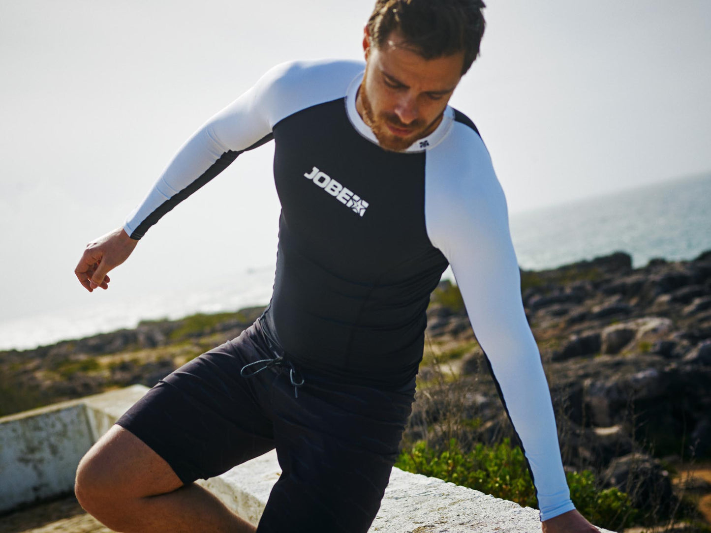 Jobe Rash Guard Longsleeve - Mens - Dark-White
