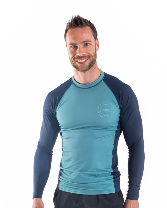 Jobe Rash Guard Longsleeve - Mens - Vintage Teal