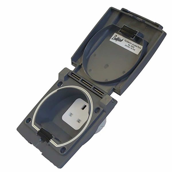 Prise Électrique Secteur Bouvreuil Gris