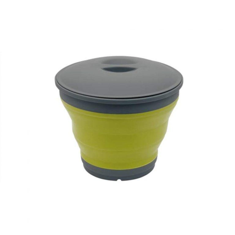 Seau Collaps Outwell avec couvercle - Vert Lime