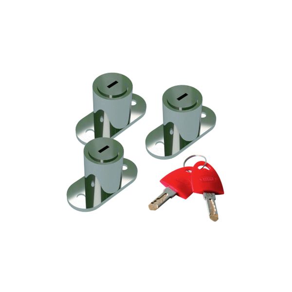 Ensemble de serrures et clés de porte de sécurité Fiamma (paquet de 3)