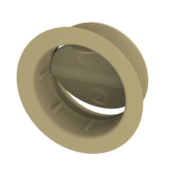 Raccord de conduit Whale 65 mm, ventilation directionnelle Beige