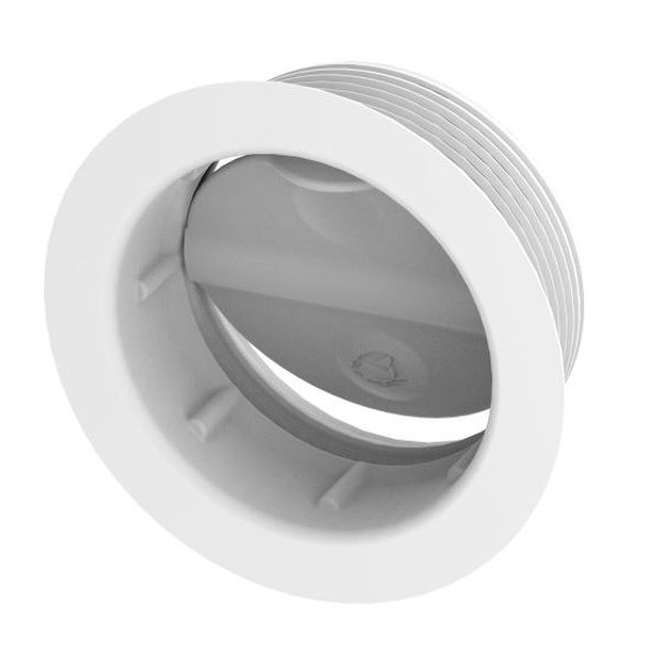 Raccord de conduit Whale 65 mm, ventilation directionnelle, blanc