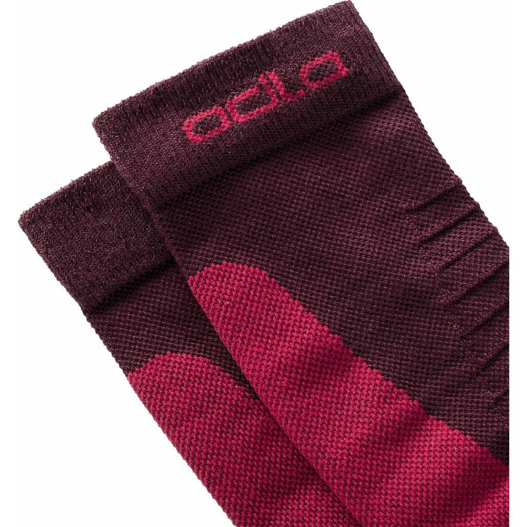 Odlo The Primaloft Pro socks - Winetasting Deep Claret