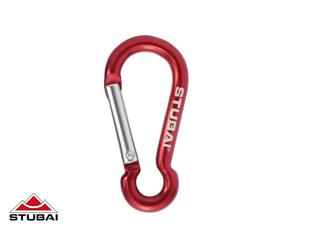 Stubai Attach Mini-Karabiner – Rot