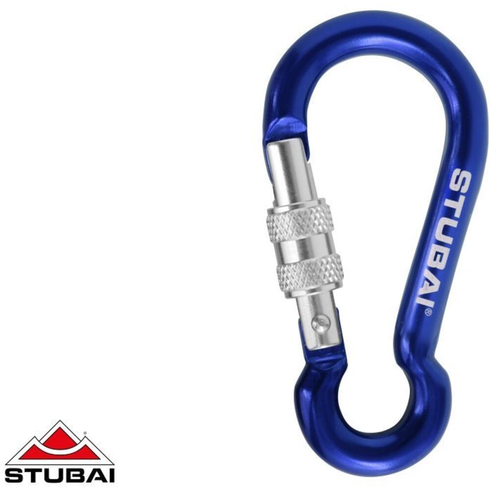 Stubai Dwarf Mini-Karabiner – Screwgate – BLUE