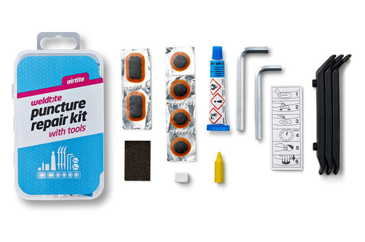 Raleigh Cure-C-Cure Puncture Repair Kit With Tools
