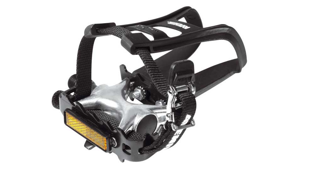 Raleigh Pedals, Toeclip, Strap Combination pack