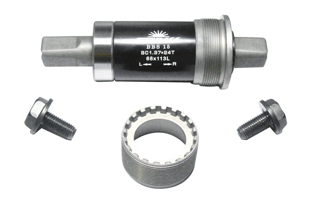 SUPPORT DE PÉDALIER CARRÉ CONIQUE Sunrace POUR COUPES EN ACIER À COQUILLE 68MM