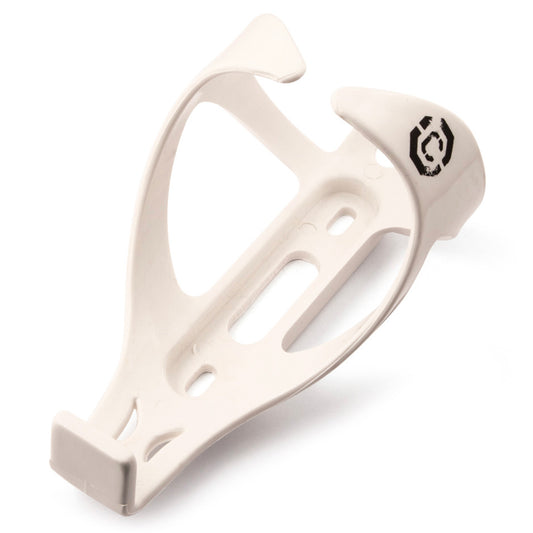 CLARKS POLYCARBONATE BOTTLE CAGE W/BOLTS WHITE