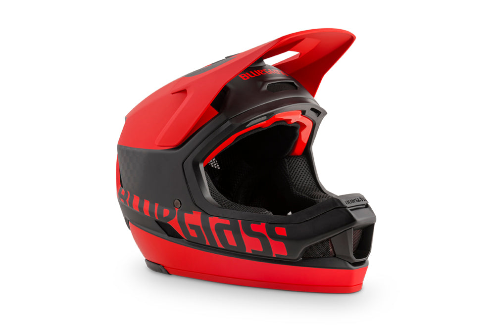 Bluegrass LEGIT CARBON HELM – SCHWARZ & ROT (MATT)