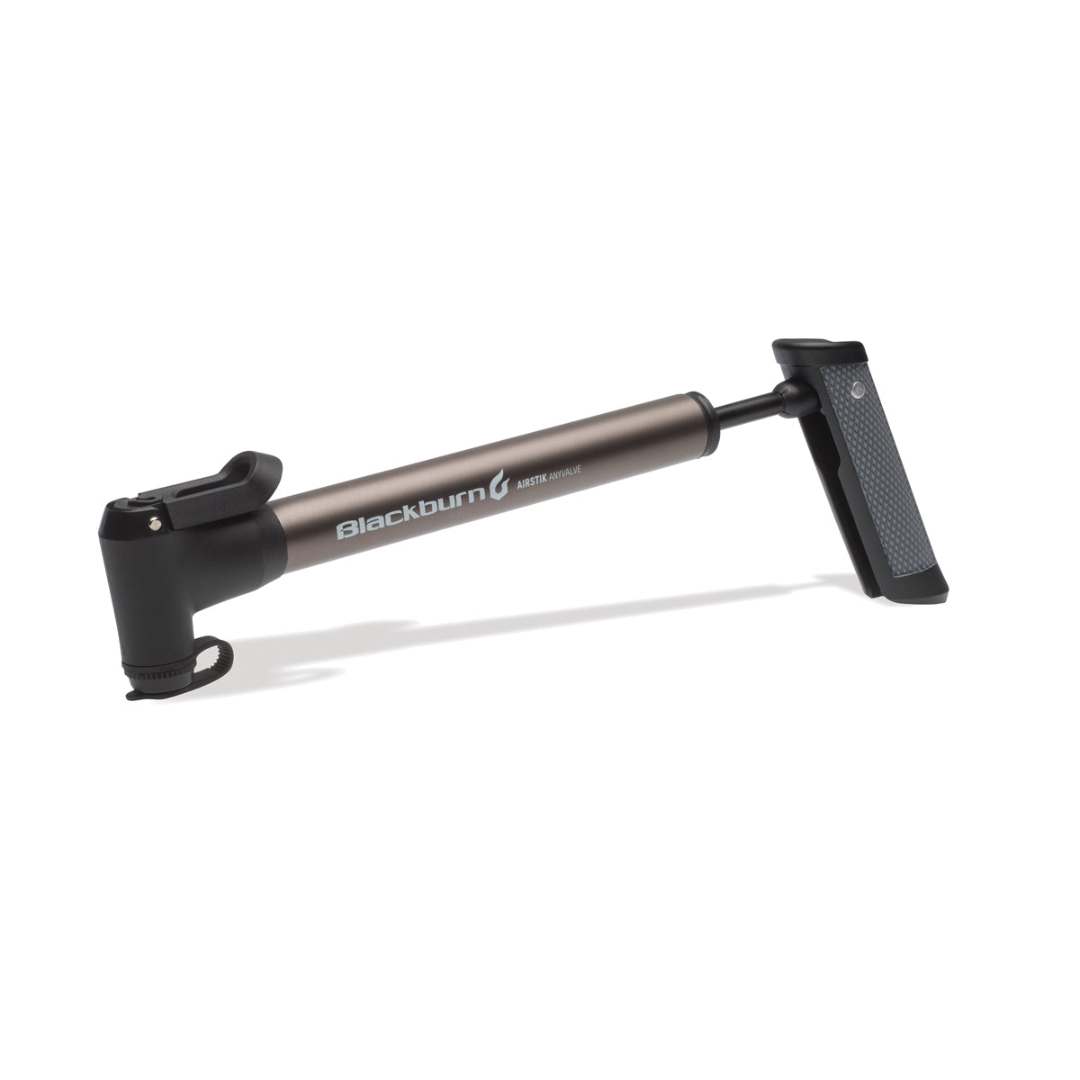BLACKBURN AIRSTIK ANYVALVE PEWTER MINI-PUMP