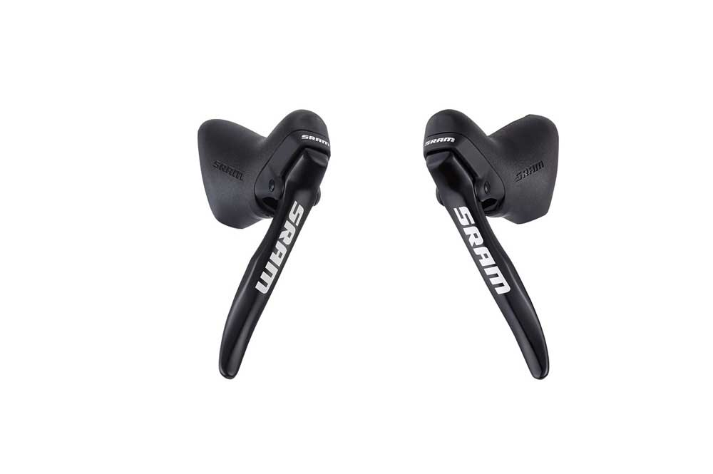 PAIRE DE LEVIERS EN ALLIAGE Sram S500 ROUTE NOIR