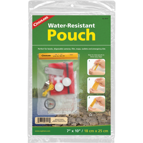 Coghlans Water Resistent Pouch 7" x 10" 8416 **