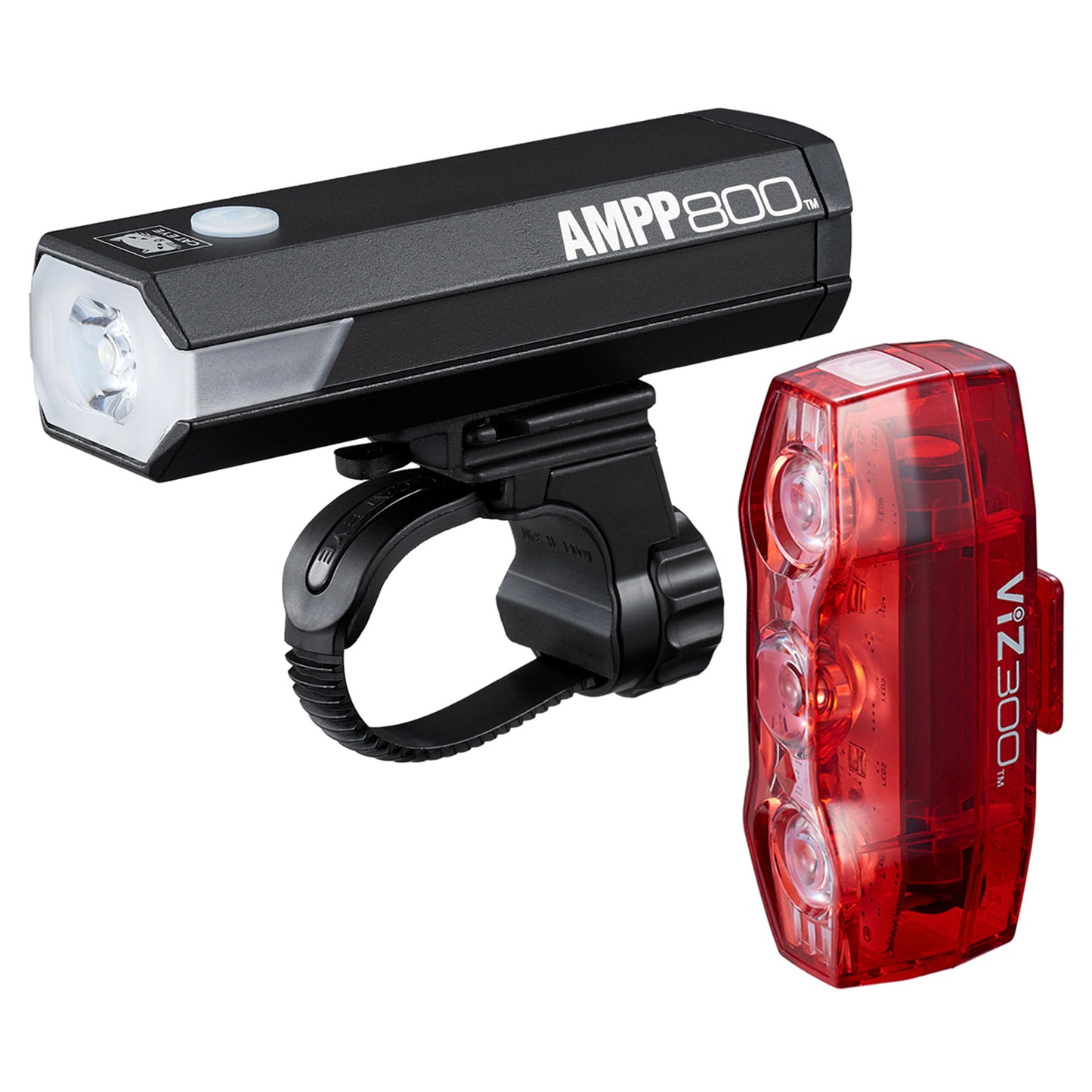 CATEYE AMPP 800 / VIZ 300 BIKE LIGHT SET