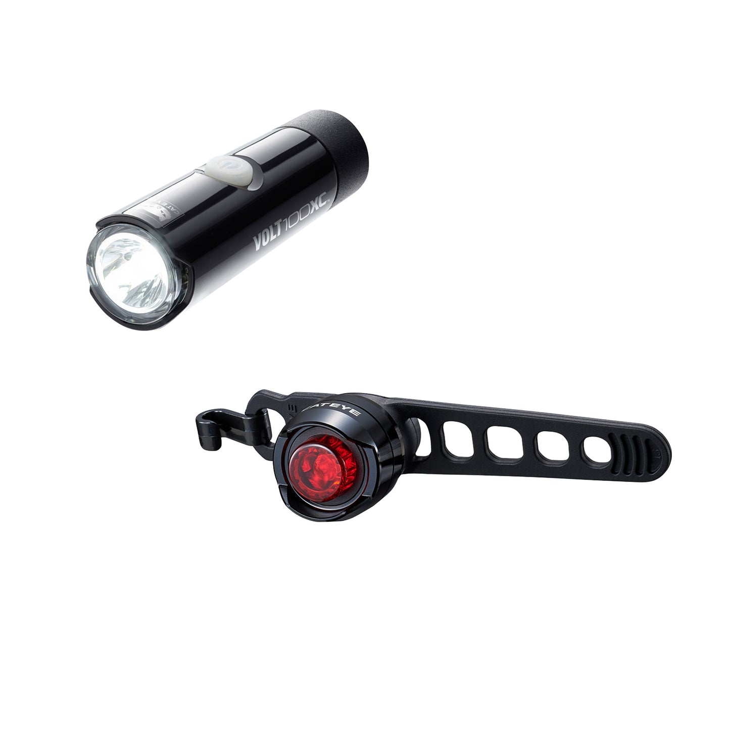 CATEYE VOLT 100 XC / ORB RC BIKE LIGHT SET